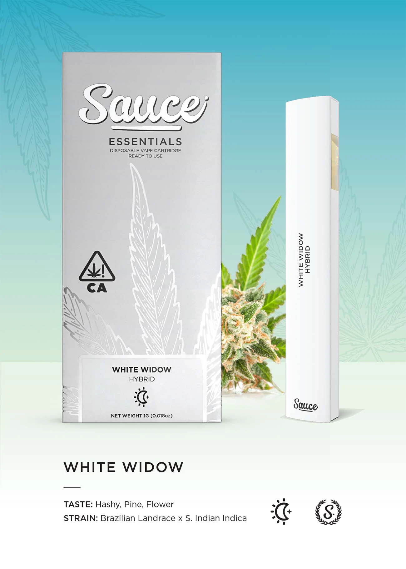 Sauce. - Sauce - Live Resin - White Widow - RTU - 1.25g Main Image