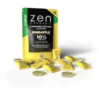 Zen - Zen Gummies Pineapple (H) 100mg