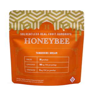 HONEYBEE - HONEYBEE - TANGERINE DREAM ROSIN GUMDROP 100MG