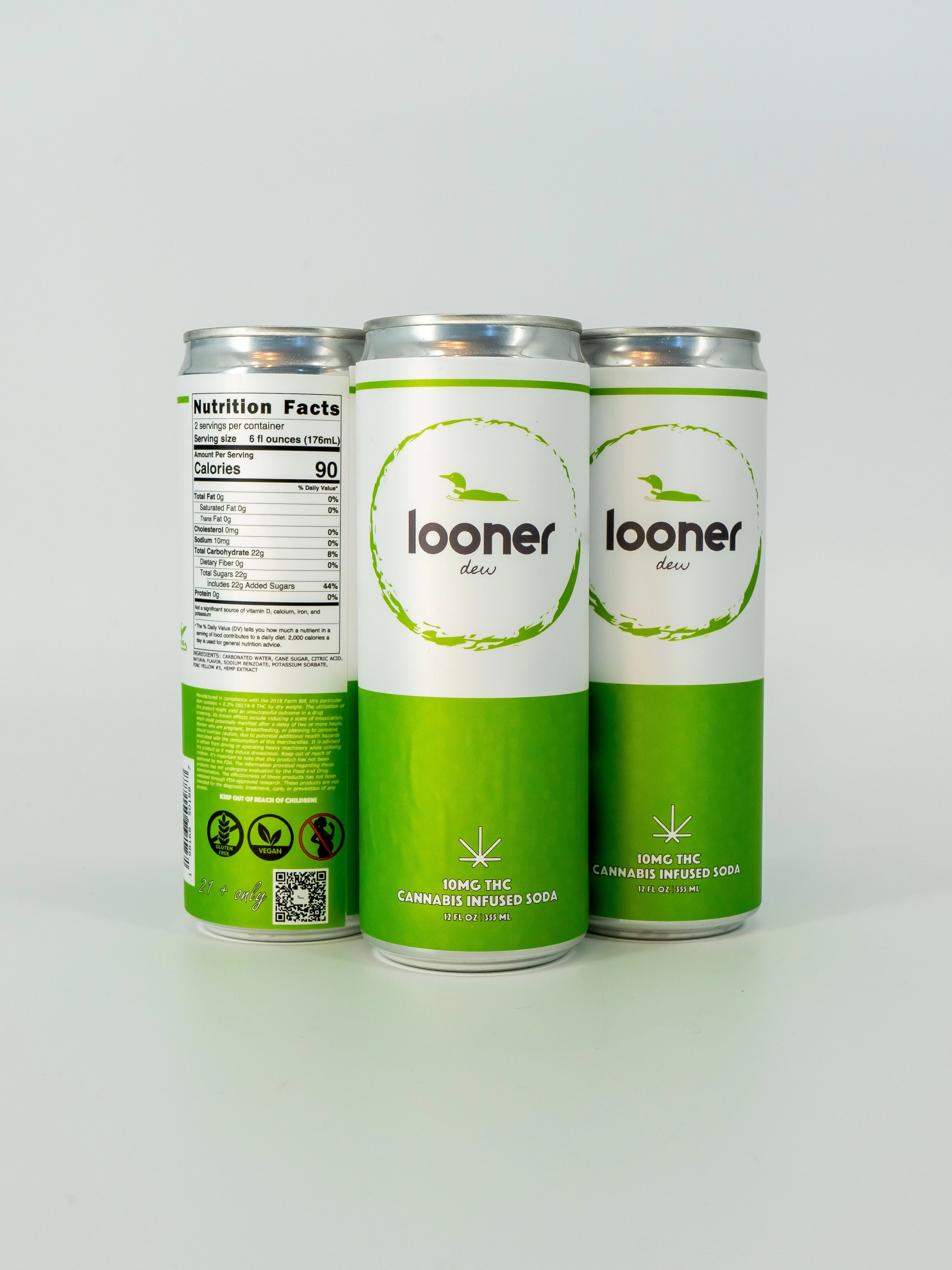 LOONER - Looner | Dew THC Soda | 10mg THC Main Image