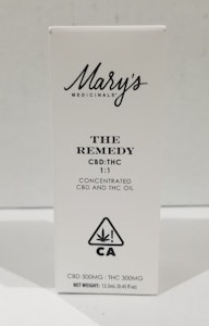 Mary's Medicinals The Remedy 1:1 CBD:THC Oil