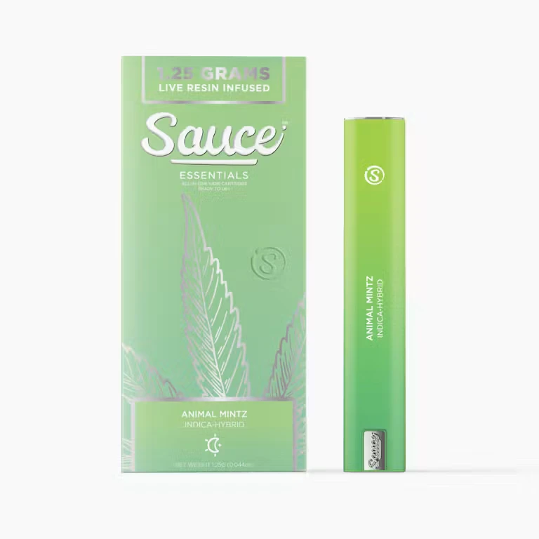 Sauce. - Sauce Essentials - Disposable - Live Resin - Animal Mintz - 1.25g Main Image