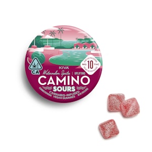 Sour Watermelon Spritz (Uplifting) Gummies - 10 ct - 100mg - Camino