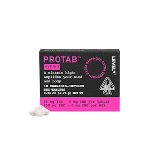 Protab+ Hybrid |(10pk) 25mg Tablets | LEVEL