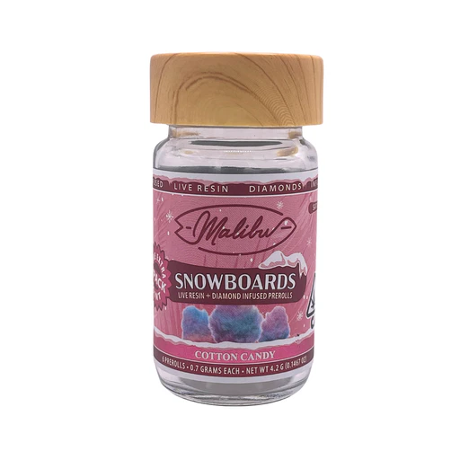 Malibu Gold - Malibu - Snowboards Cotton Candy - 6pk PreRolls Main Image