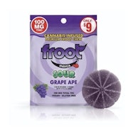 Froot Single Gummy Sour Grape 