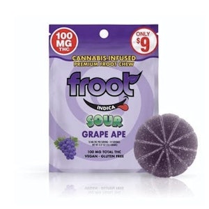 Froot - Froot Chew 100mg Sour Grape 