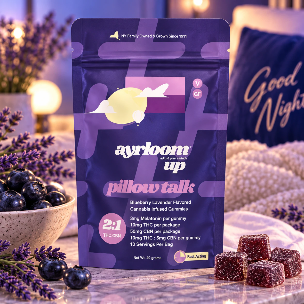 ayrloom - Ayrloom| Pillow Talk "UP" 2:1 Gummies 10 Pack Main Image