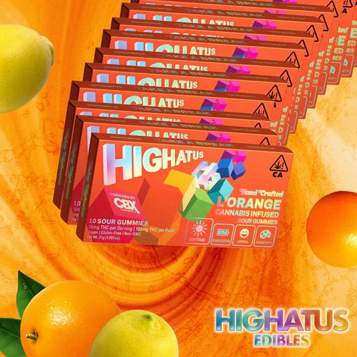CBX - CBX - L'Orange - 100mg Highatus Gummies - 10pk Main Image