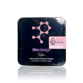 THC DESIGN - Preroll - Crescendo - 6-Pack Tin - 3.5G