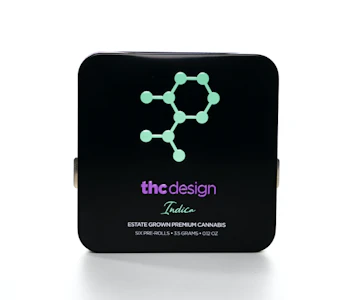 THC DESIGN - THC Design - Grape Gas - 6pk PreRolls