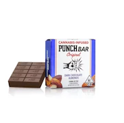 Punch Edibles - 100mg Bar - Dark Chocolate Almonds