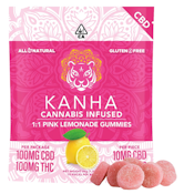 CBD 1:1 Pink Lemonade Gummy 50mg - Kanha