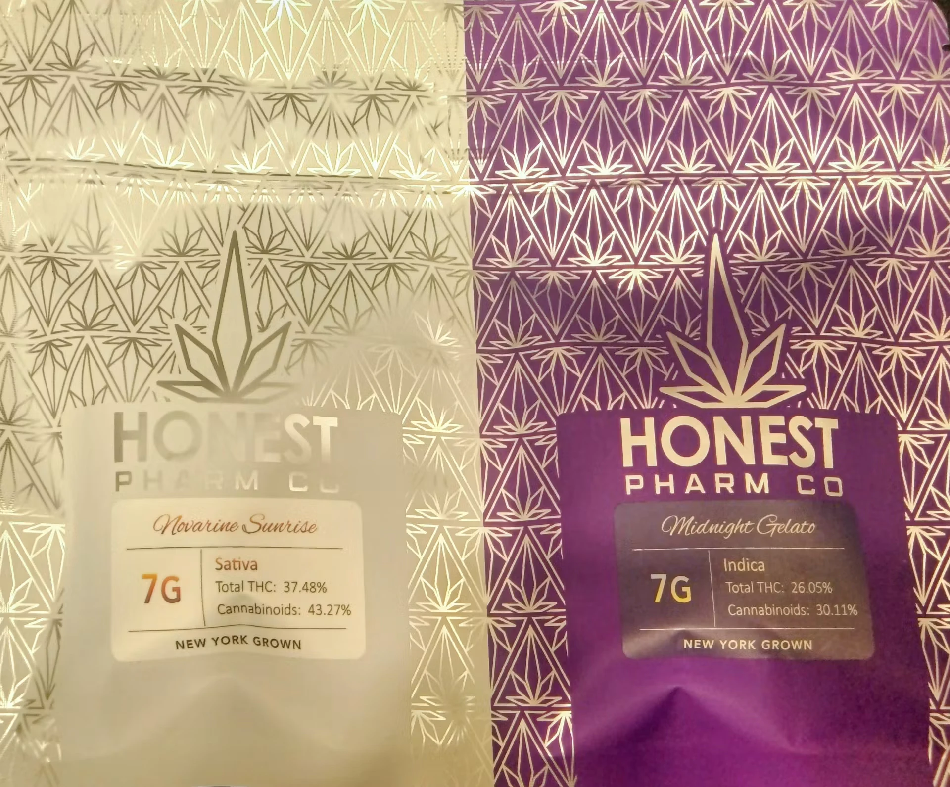 Honest Pharmco - Honest Pharm Co | Flower | Splits | Novarine Sunrise/Midnight Gelato | 7g/7g Main Image