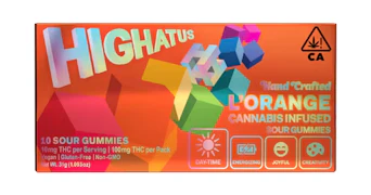 Highatus - L'Orange Sour Gummies - 100mg