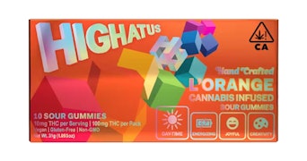 Highatus - L'Orange Sour Gummies - 100mg