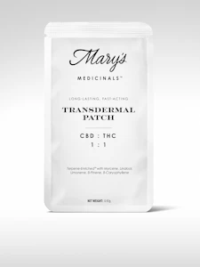 Mary's Medicinals - 1:1 CBD:THC- Transdermal Patch - Mary's Medicinals