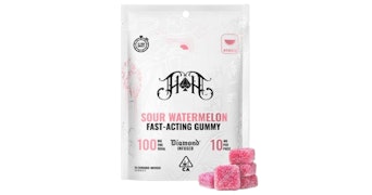 Heavy Hitters - Sour Watermelon Diamond Infused Fast Acting Gummies - 100mg