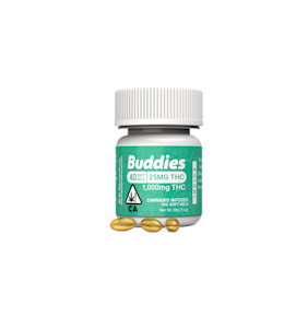 Buddies - Indica Liquid Diamond Softgels - 1000mg (40 Capsules)