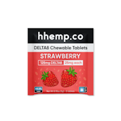HHemp Delta 8 Chewable Tablets Strawberry 25mg