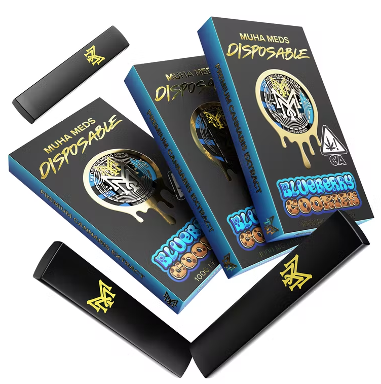 Muha Meds - Blueberry Cookies - 1g Disposable Vape - Recr...