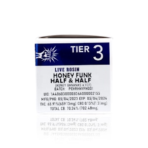PUNCH EDIBLES AND EXTRACTS - PUNCH - Concentrate - Honey Funk - Half & Half - Tier 3 - Live Rosin - 1G