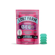 Lost Farm - Raspberry 'Wedding Cake' - Resin Gummy - 10 x 10mg