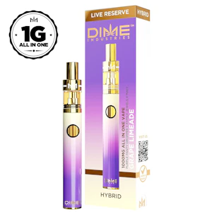 DIME INDUSTRIES - Dime Industries Grape Limeade Live Reserve Disposable 1g
