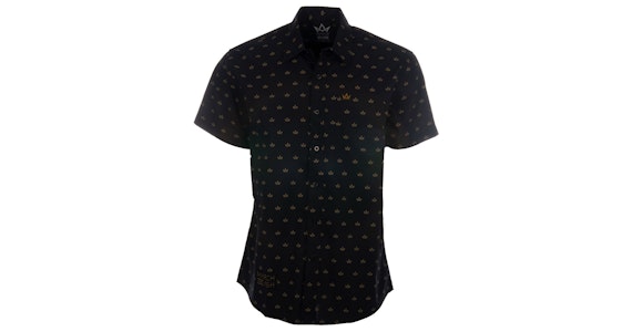 MARCH AND ASH - Men's - Gold Crown Chambray Collared Shirt - 2XL