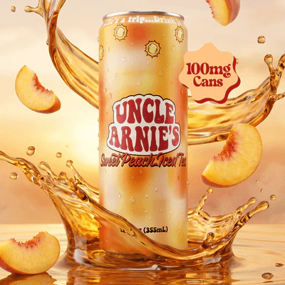 Uncle Arnies - Uncle Arnie's Sweet Peach Iced Tea 100mg Main Image