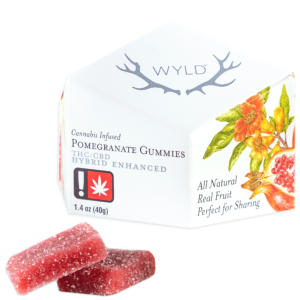 WYLD - Pomegranate 1:1 Gummies 100mg