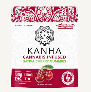 Kanha - KANHA: Cherry Gummies 100mg/10-Piece (S)