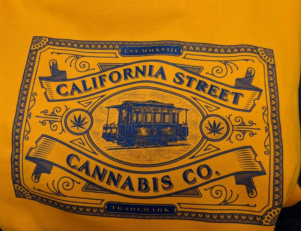 Ave Printing - California Street Cannabis Co. Hoodie - Small - Dubs Gold Main Image