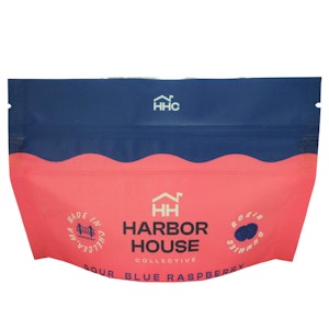 Harbor House - HIGH TIDE Sour Blue Raspberry Rosin Gummies - 100mg - Harbor House