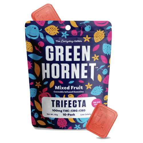 Green Hornet Gummies · Trifecta · THC + CBD + CBG