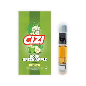 Cizi - Cizi | Sour Green Apple 1g (Sativa) - 510 Cartridge