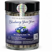 Herbarium | Blueberry Yum Yum | Indica 30 pack 0.5g pre-rolls