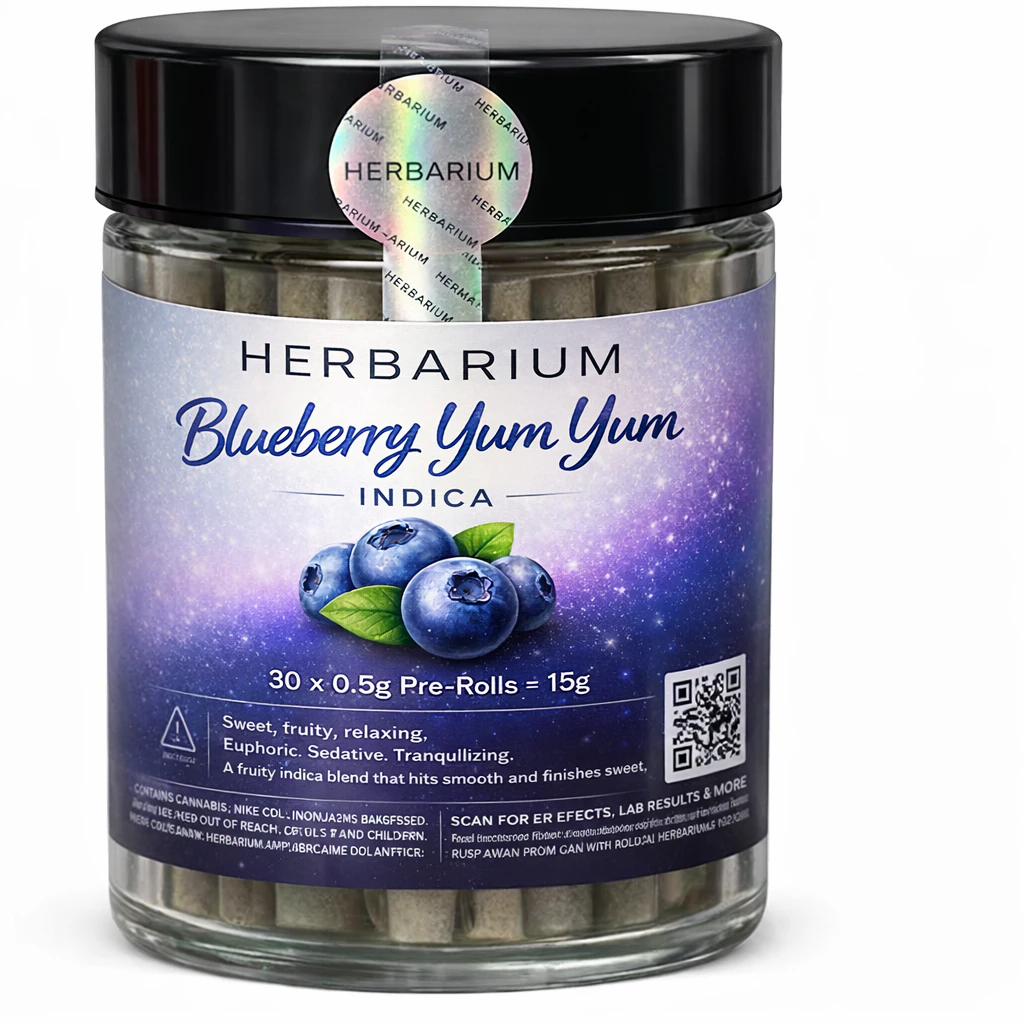 Herbarium - Herbarium | Blueberry Yum Yum | Indica 30 pack 0.5g pre-rolls Main Image