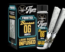 [Claybourne Co.] Frosted Infused Preroll 2 pack - 1g - Banana OG (I)