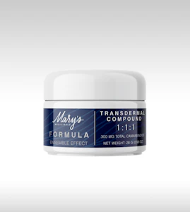 Marys Medicinals - Mary's Medicinals - The Formula Transdermal Compound - 1oz 1:1:1 THC:CBD:CBG