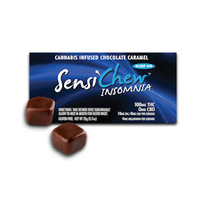 Sensi Chew - Chocolate Caramels - Insomnia - 90mg - Sensi Chew