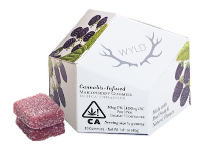 WYLD - WYLD Marionberry Gummies - Indica - 100mg