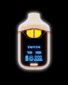 BOUTIQ - BOUTIQ - 1g Liquid Live Diamonds AIO Switch Dual Tank - Peach Kush x Tangie Mango