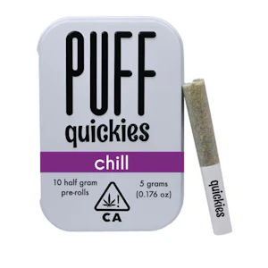PUFF - QUICKIES - CHILL - INDICA BLEND (10PK) - PUFF