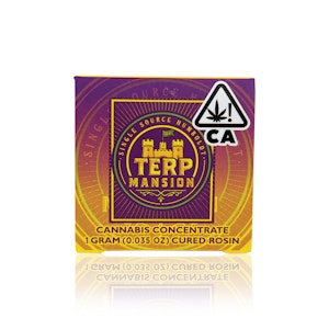 TERP MANSION - TERP MANSION - Concentrate - Pure Kush - Cured Rosin - 1G