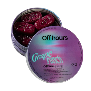 OFF HOURS - Off hours - Offline - Grape Punch (10mg) - 100mg - Edible