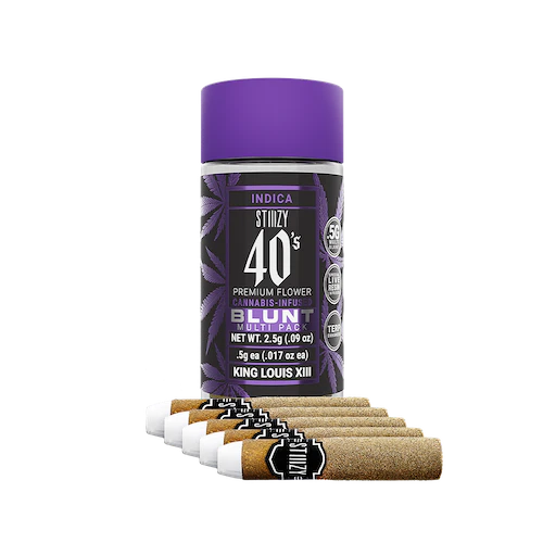 STIIIZY - King Louis XIII - 40's Infused Mini Blunts 5 Pk (2.5g) Main Image