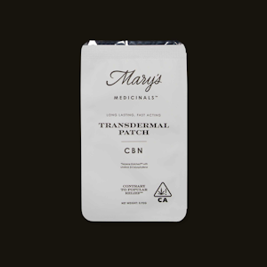 MARY'S MEDICINALS - Marys Medicinal - ( CBN ) Transdermal Patch - 20mg
