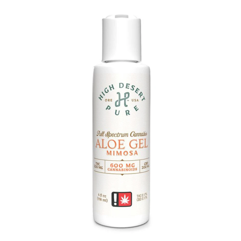 High Desert Pure - 600mg 1:1 CBD THC Mimosa Aloe Gel - High Desert Pure Main Image