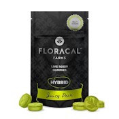 FloraCal | Live Rosin Gummies (10ct) | Juicy Pear | 100mg